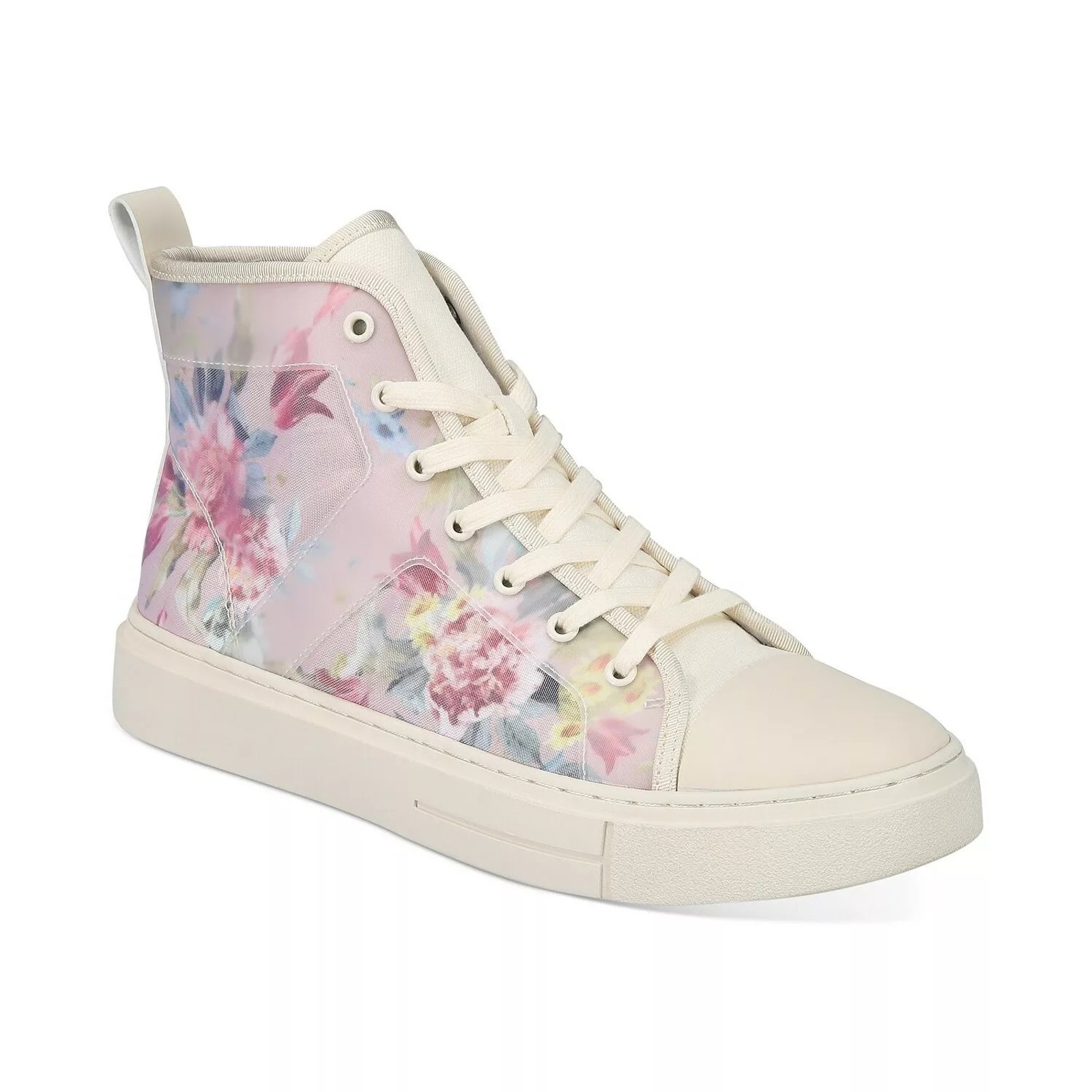 INC INTL Concepts Men Phoenix High Top Sneakers Size US 8M Off White Floral