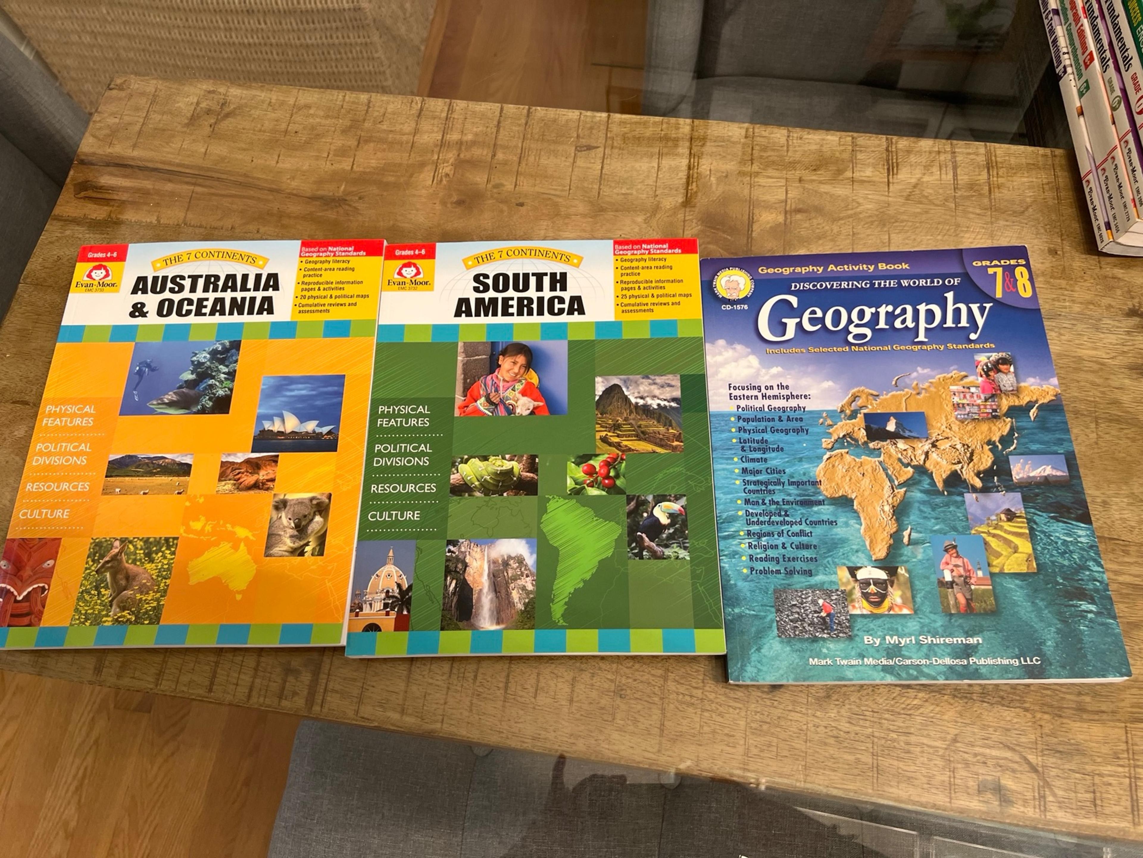 Evan moor geography books