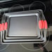 3 PCS Non-Stick Kitchen Oven Baking Pans Deluxe & Stylish Nonstick - NEW!