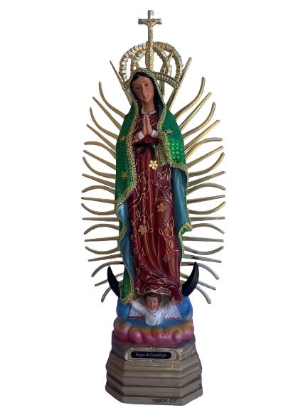 Virgen Guadalupe 20 Verde/Green NEW
