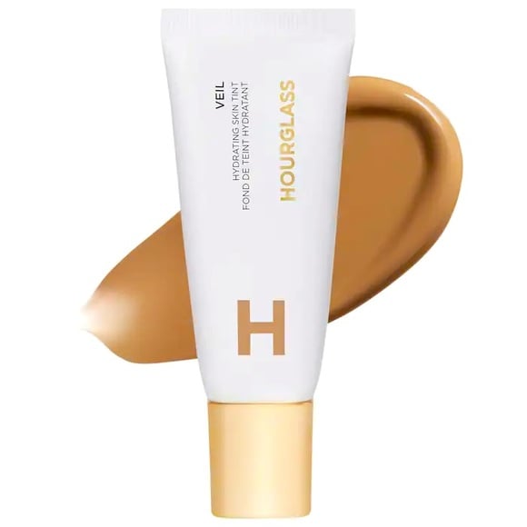 Hourlsss veil hydrating skin tint in shade 11- medium deep with warm undertones.