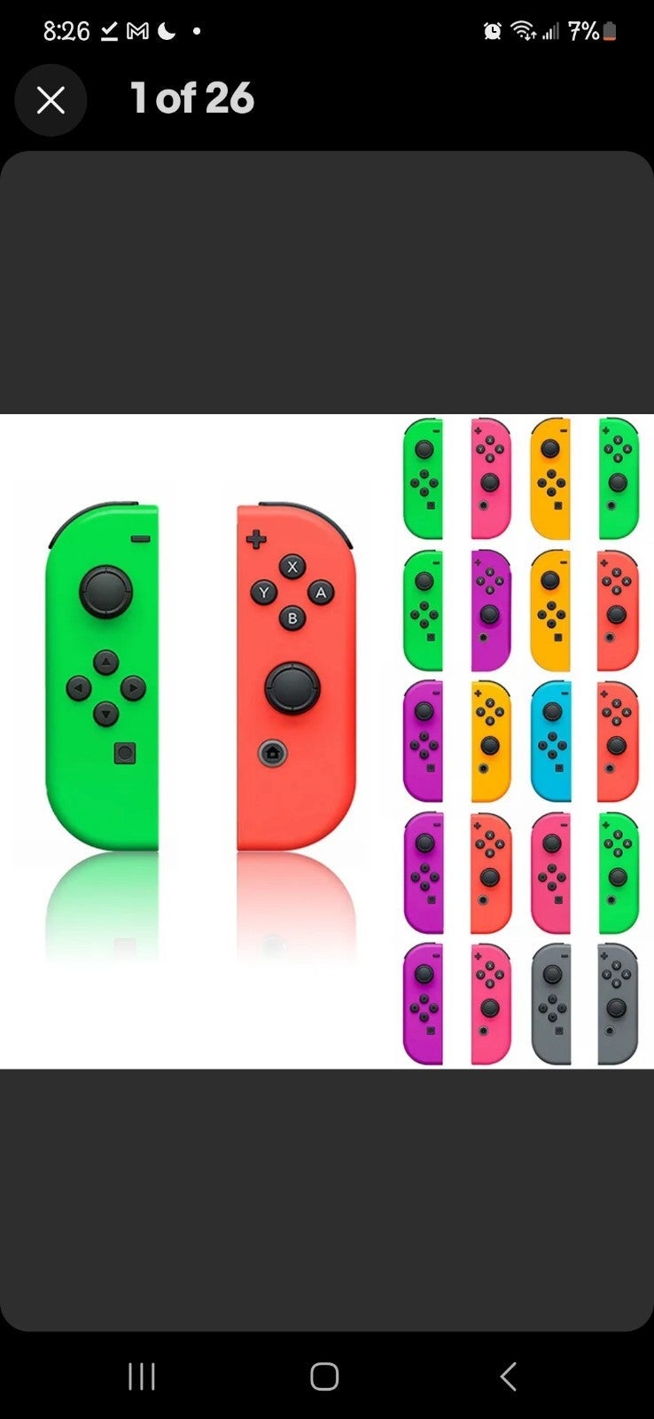 Nintendo switch joycons