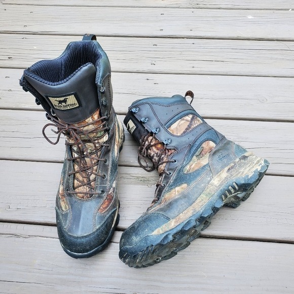 Irish Setter Red Wing Ridge Topper 9” Boots Waterproof Mossy Oak Brown Men's 12