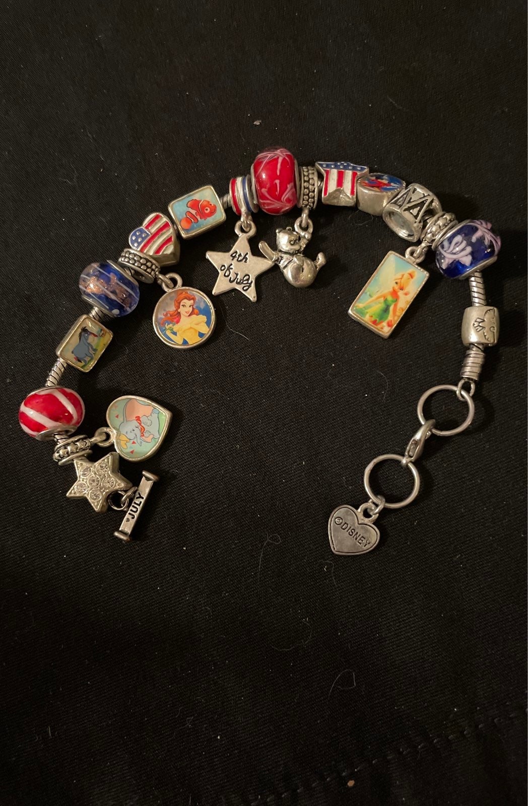 Disney charms bracelet - July