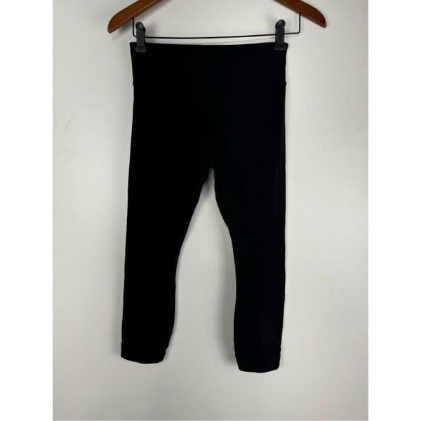 Lululemon Women's Wunder Under High-Rise Crop Leggings Black Size 4