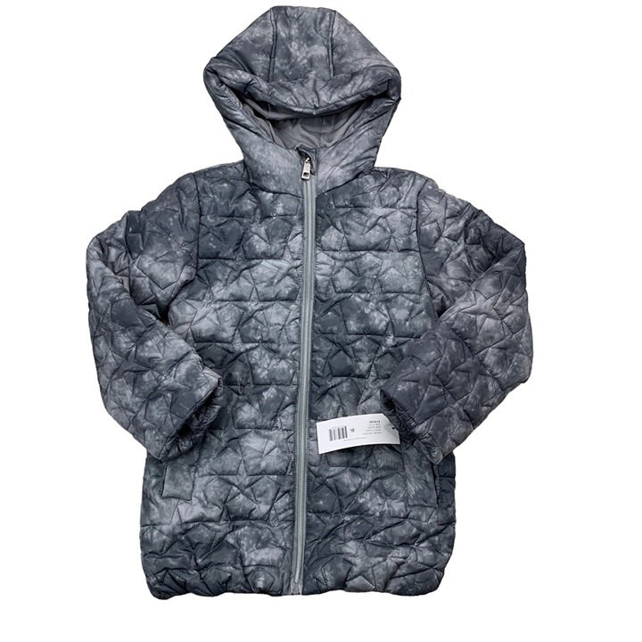 S. Rothschild & Co Big Girls Tie-Dye Stadium Puffer Coat Size S