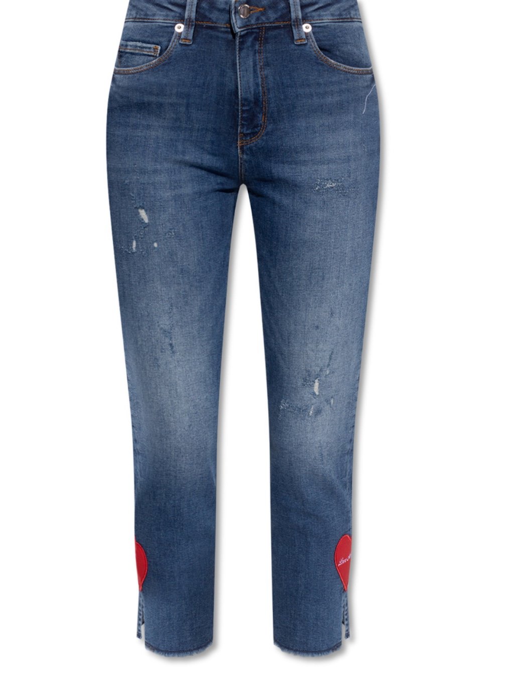 Love Moshino Mid Rise Heart Jeans