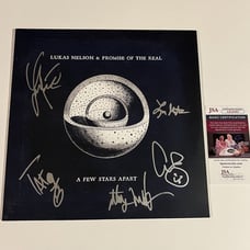 LUKAS NELSON & PROMISE OF THE REAL SIGNED A FEW STARS APART VINYL RECORD JSA COA
