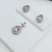 925 Sterling Silver Cubic Zircon Jewelry Set, UU1P7A7053