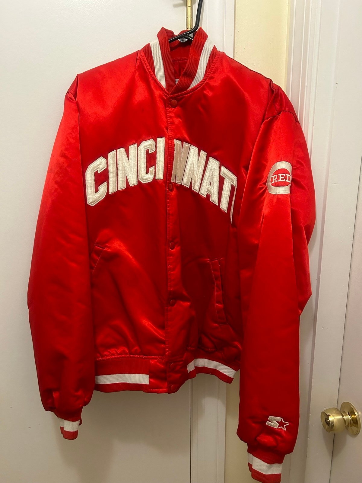 Vintage Cincinnati Reds (MLB) Starter Jacket, Size: XL