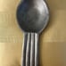 Vintage pewter spoon rest