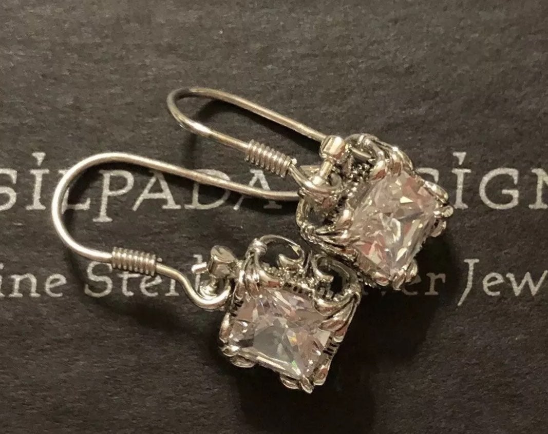 Silpada W0975 Uptown CZ Earrings