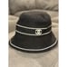 chanel bucket hat vintage Tweed Black