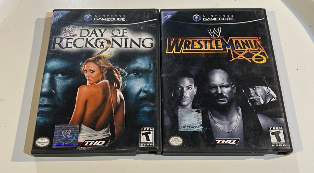 Day of Reckoning 2 (No Manual) & Wrestlemania X8 (CIB) tested!