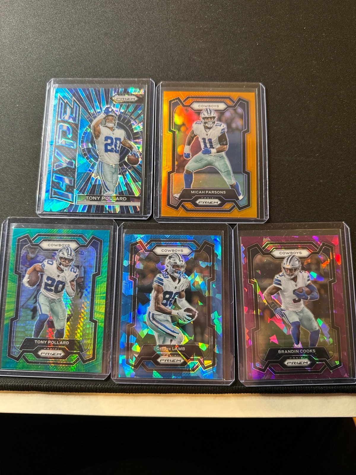 2023 Prizm Dallas Cowboy Numbered/ Colored Lot