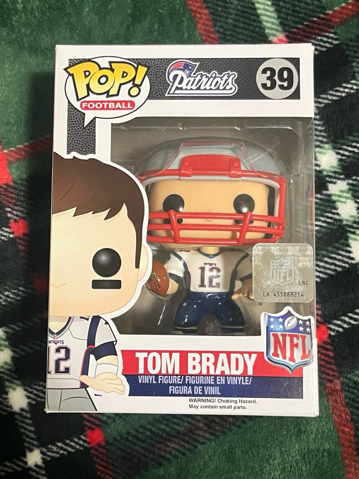 Tom Brady Patriots #39 •VAULTED• NFL Funko Pop! 2015