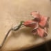 Vintage Mid Century Coro Pegasus Orchid Broach