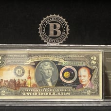 US SPACE RACE COLLECTION 2 Dollar Bill Two Legal Tender Uncirculated