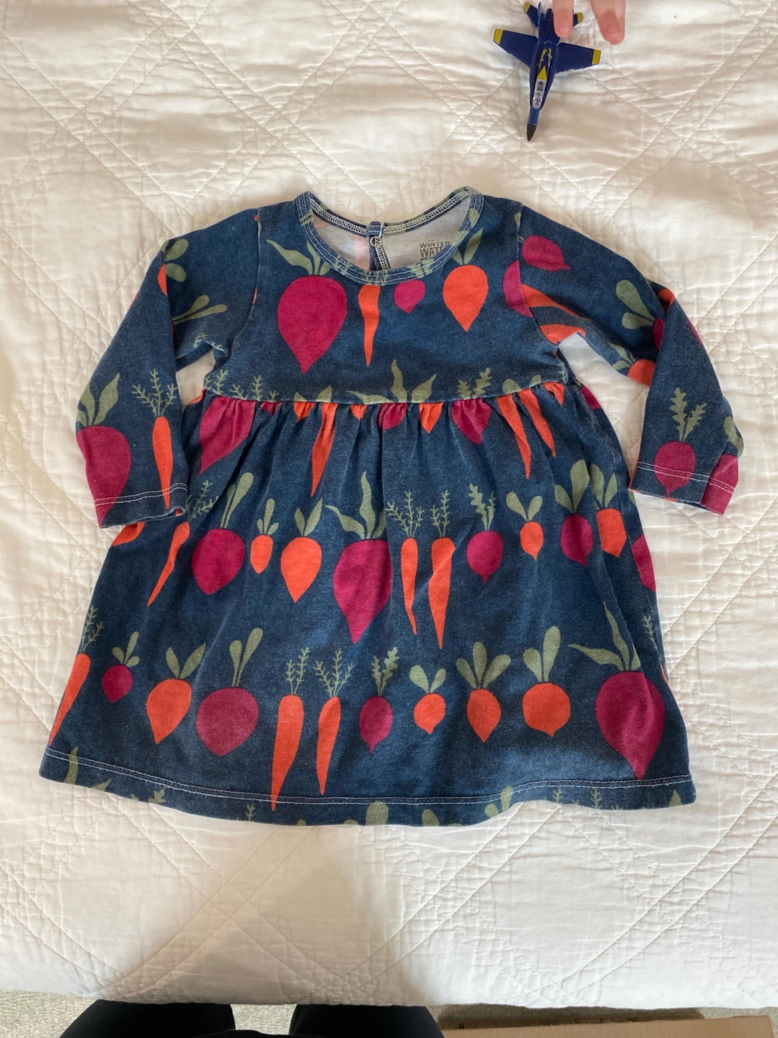 Winter Water Factory vegetables garden dress.