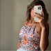 Y2K Etcetera Silk Chain Strap Halter Top Size 2 (xs)