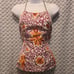 Y2K Etcetera Silk Chain Strap Halter Top Size 2 (xs)