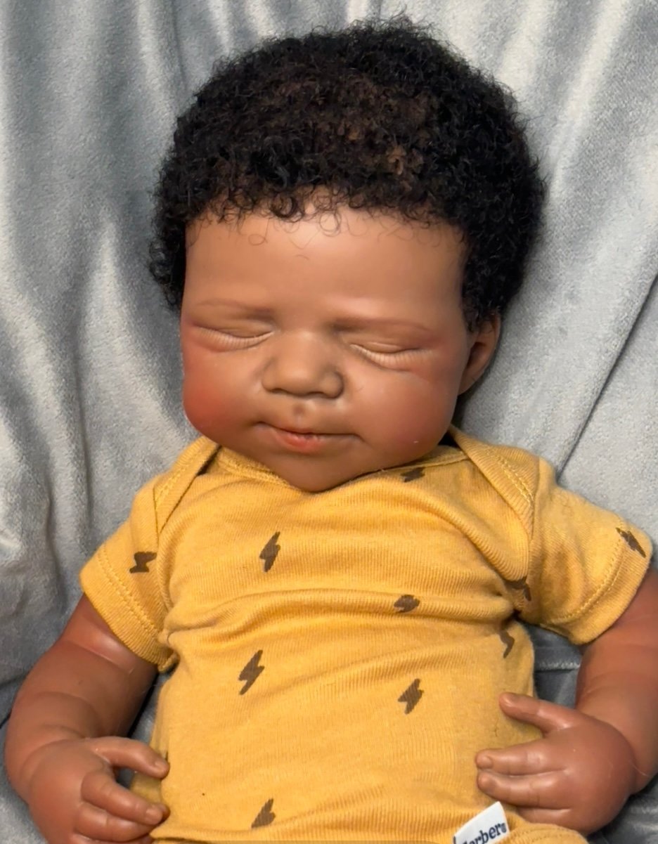 Full Silicone Body Ethnic Boy Reborn Baby Doll