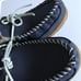 LL Bean Blue Suede Wicked Good Camp Moccasins