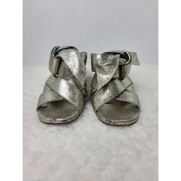【在庫一掃】 Size Women's Glitter Grey Chloe 39.5 Top Embellished Crystal 靴