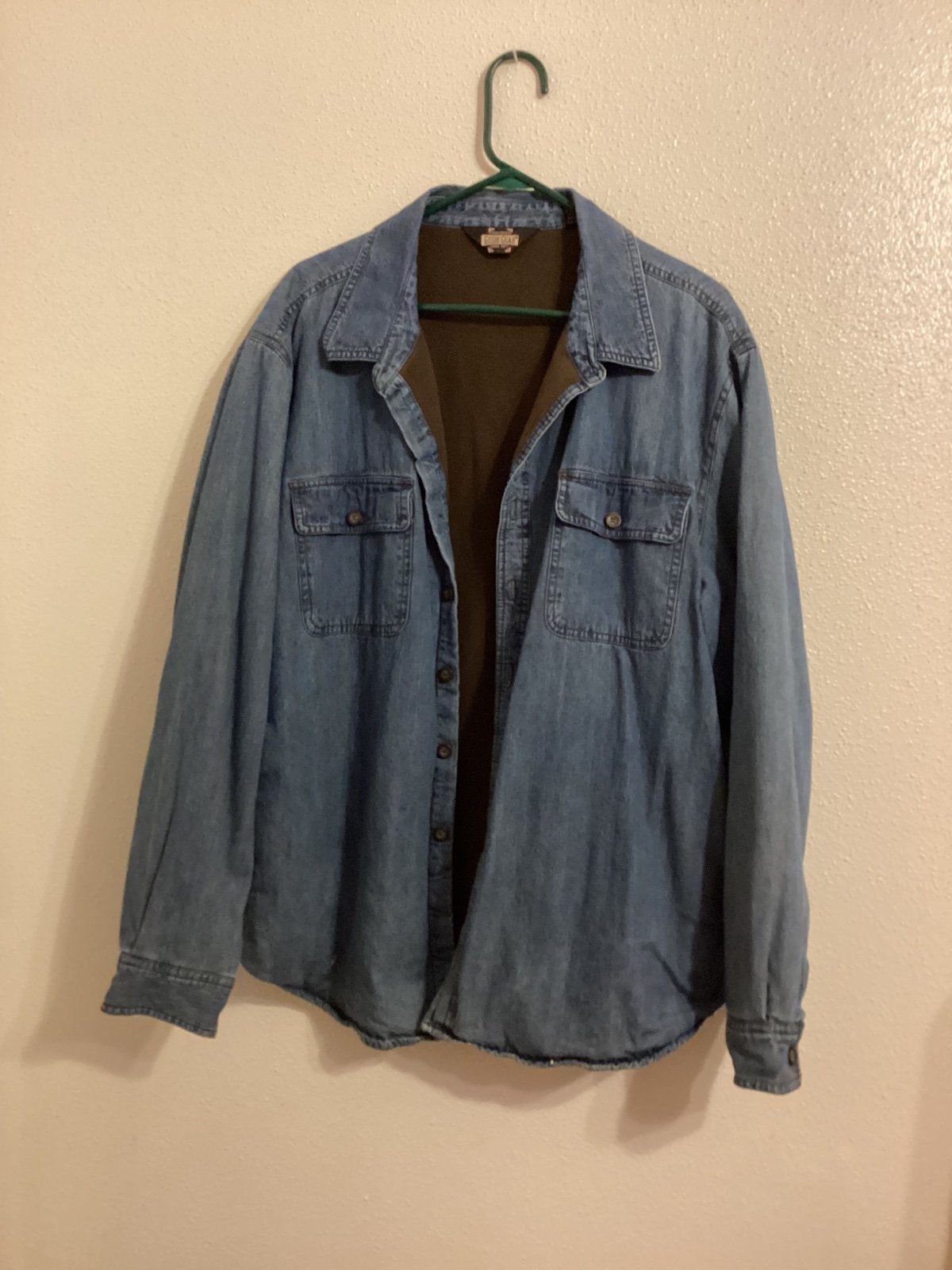 Vintage Guide Gear Flannel Jeans Jacket Size large