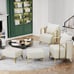 Accent Chair with Ottoman
