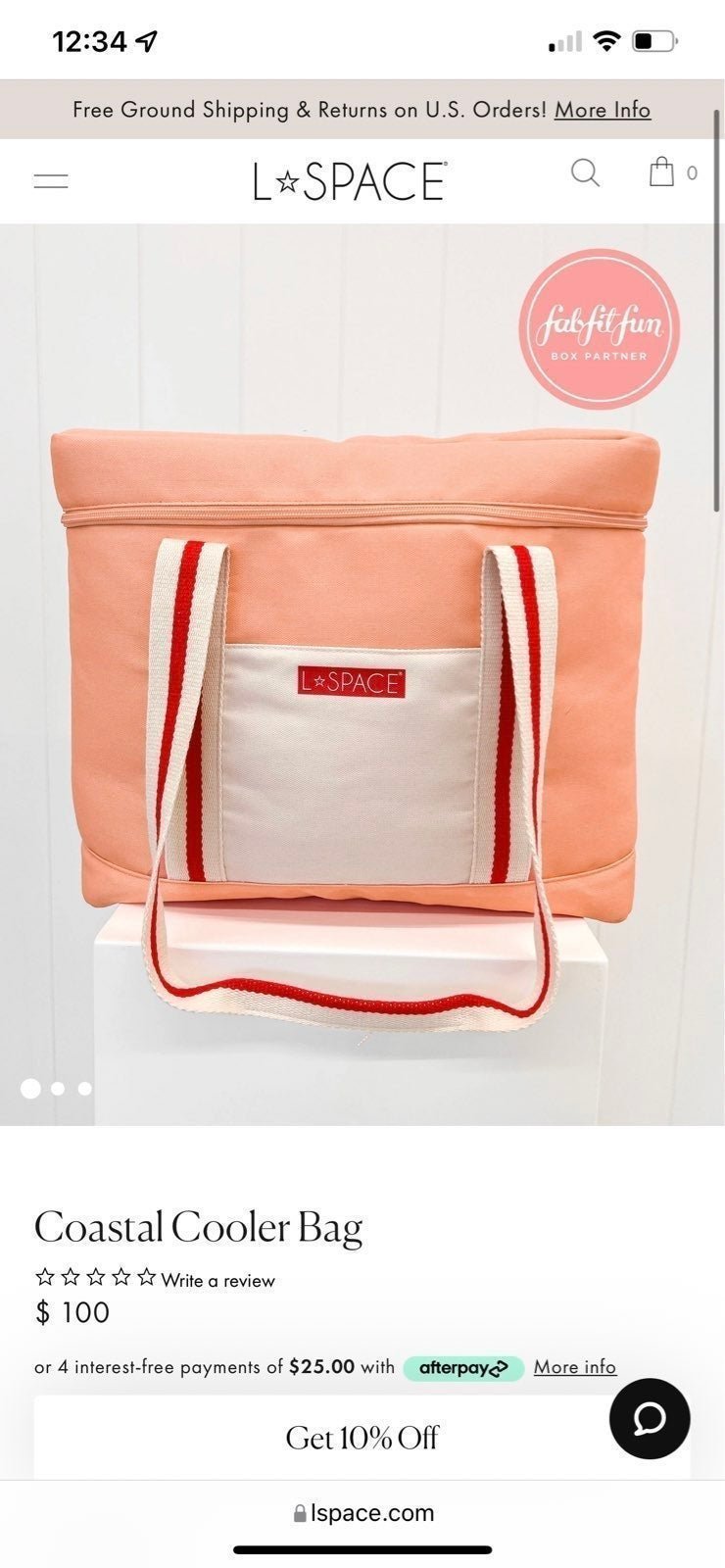 L Space cooler bag