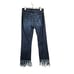 pistola Cropped Fringe Hem Blue Jeans Women's Size 26