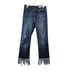 pistola Cropped Fringe Hem Blue Jeans Women's Size 26