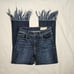 pistola Cropped Fringe Hem Blue Jeans Women's Size 26