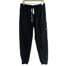 New Mens Stone Island Felpa Pantalone Black Fleece Sweatpants Joggers