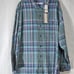Tommy Bahama Coastline Cord Verde Plaid Shirt