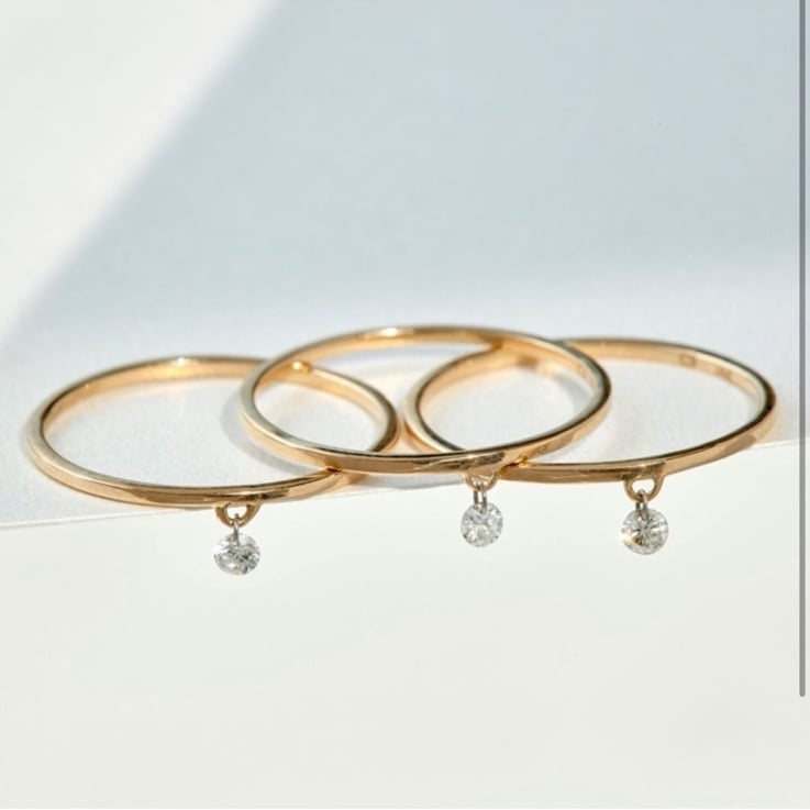 ISO catbird 14k diamond pinrick ring