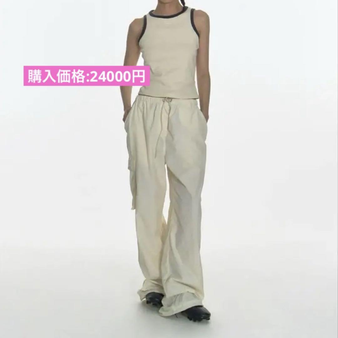 [FOTTSFOTTS] / ☆ PARACHUTE PANTS / IVORY PARACHUTE PANTS / IVORY - FOTTS FOTTS
