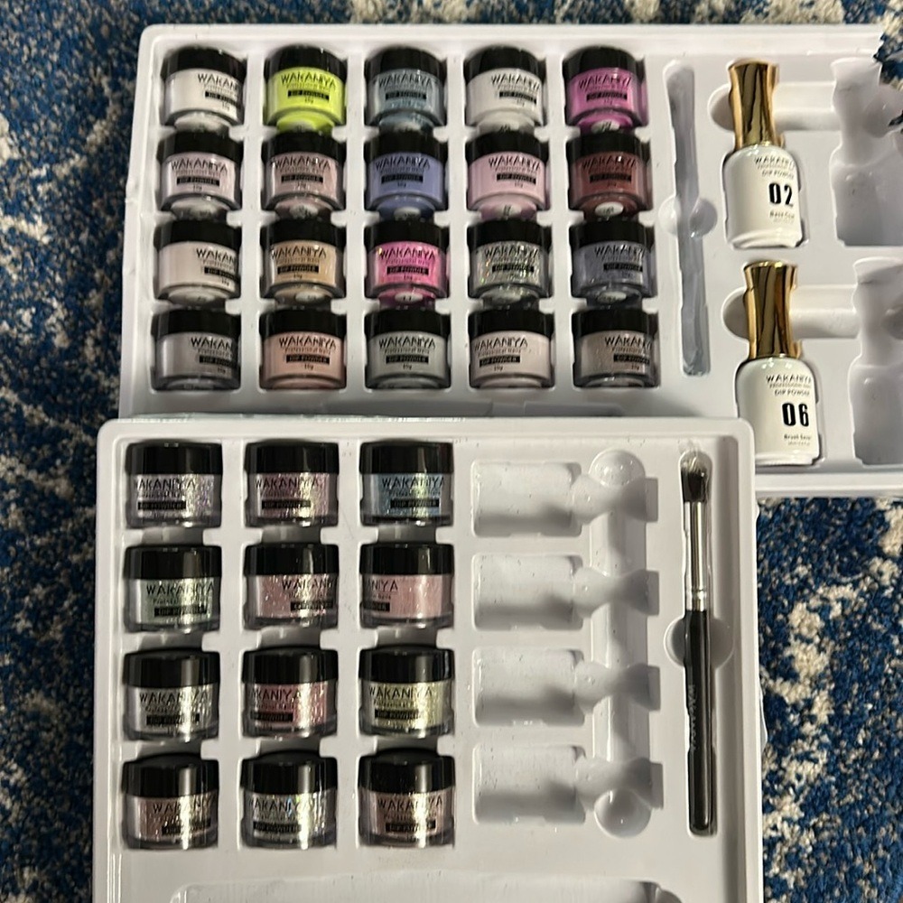 Wakaniya nail dip powder set of 32 colors