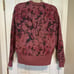 JoyLab Cropped Sweatshirt & Jogger Sweatpants Matching Set | Pink Garnet Marble