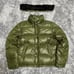 Tomorrowland Down Jacket with Rabbit Fur, Thick Down, Khaki