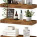 QEEIG Floating Shelves for Wall Bathroom Shelf Bedroom Kitchen Farmhouse Small