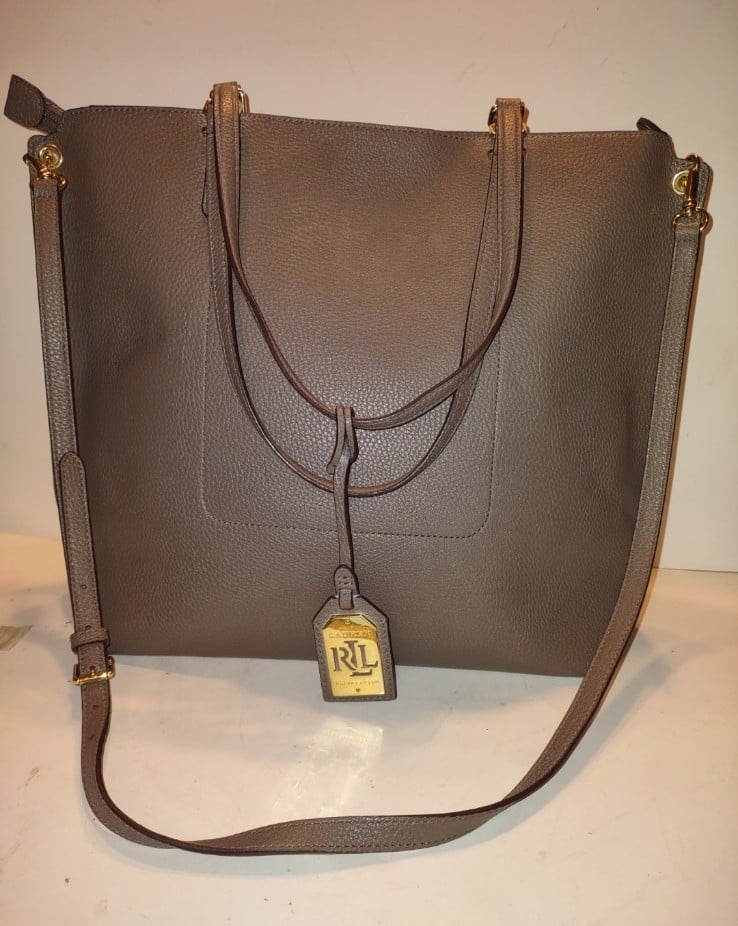 Lauren Ralph Lauren Handbag, Purse, Taupe