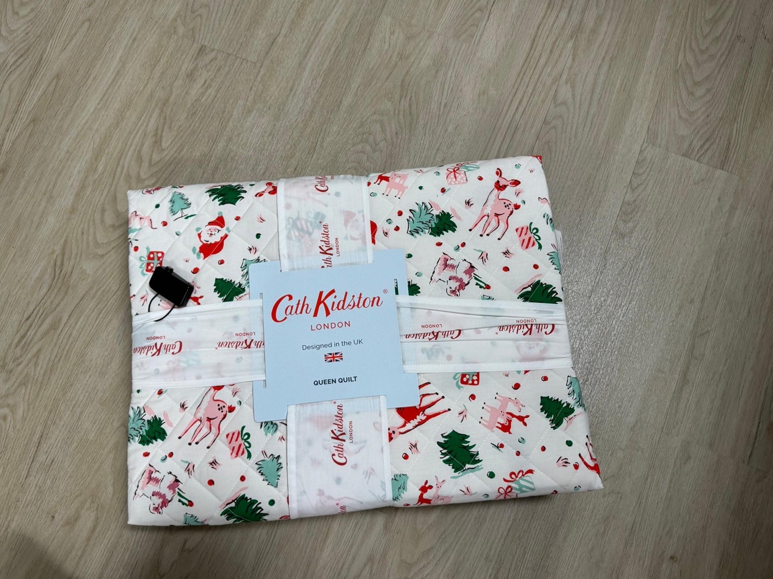 Cath Kidston Ditsy Deer pink queen quilt