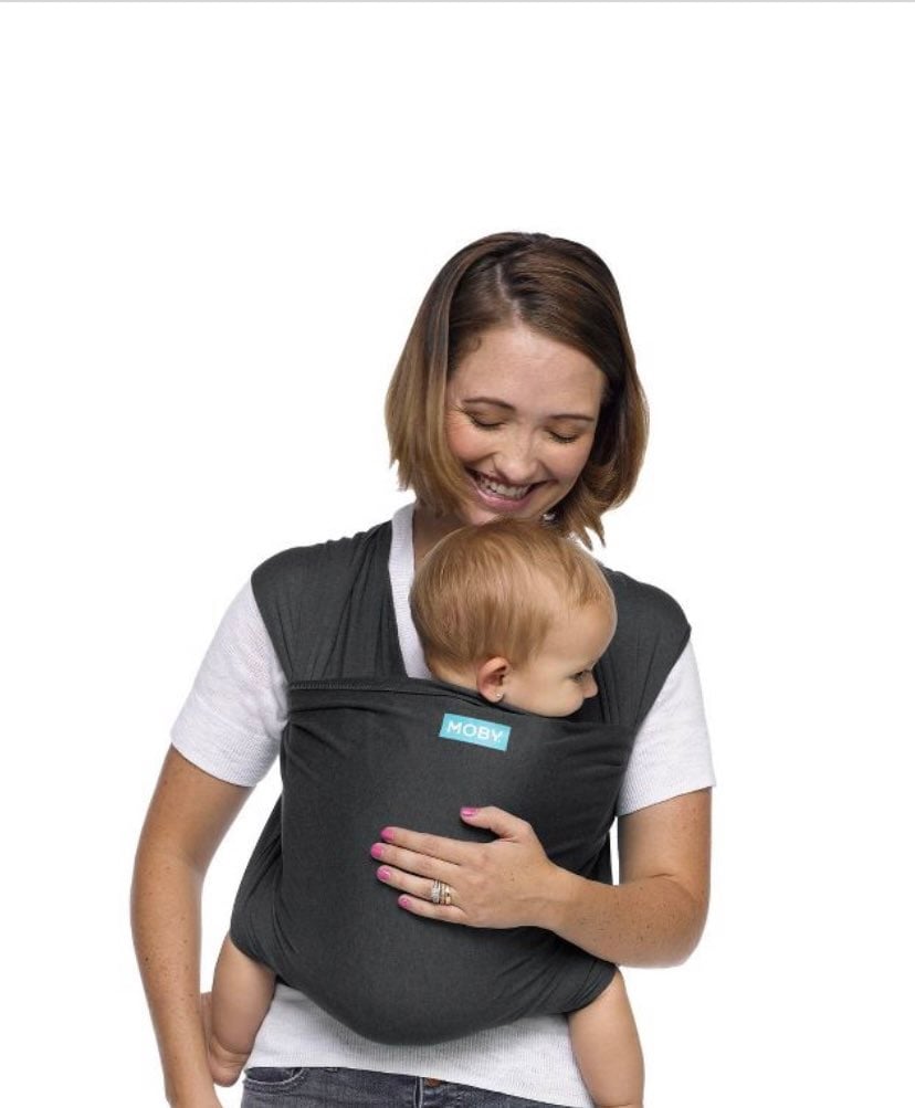 Baby Moby Wrap Charcoal Unisex