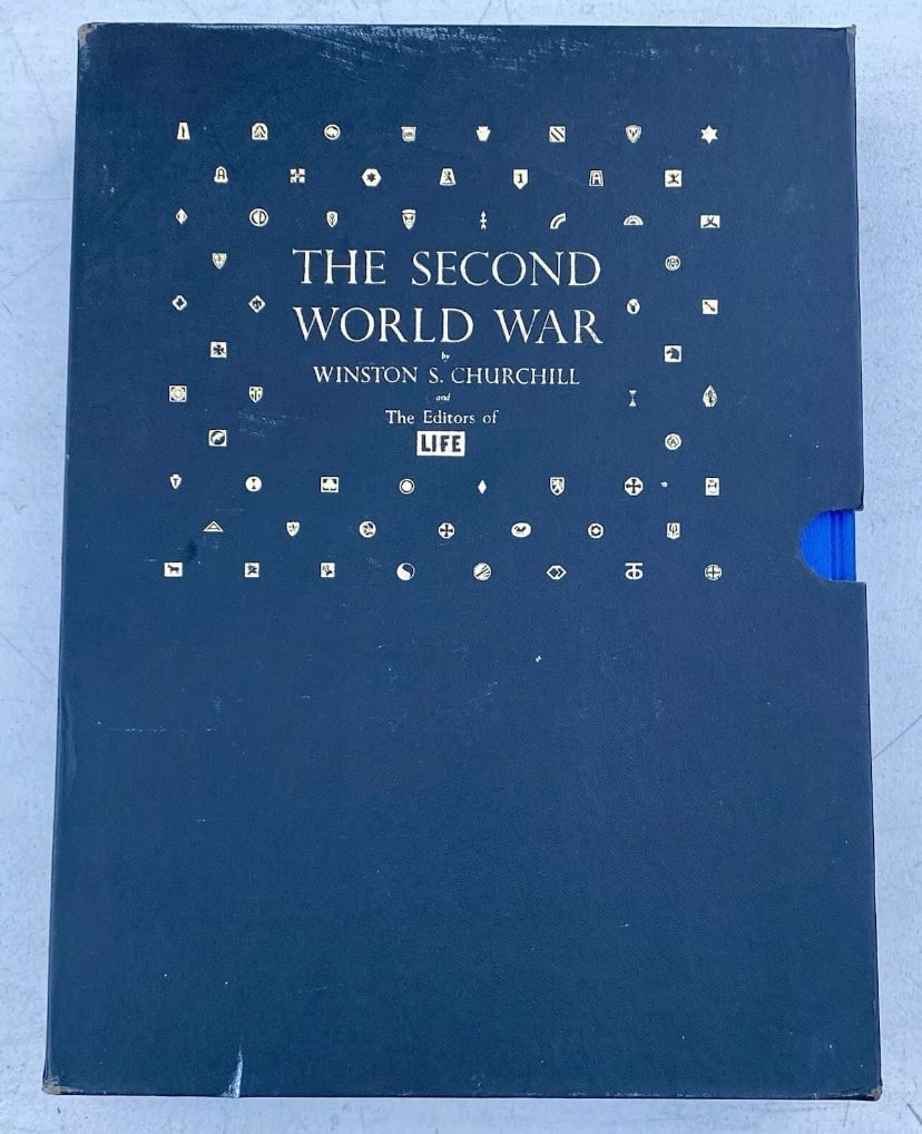The Second World War by Winston Churchill + Editors of LIFE 2 Vol. Set (1959)