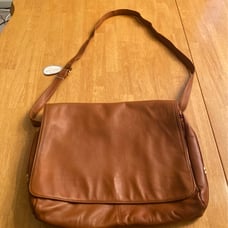 Briefcase shoulder bags New all leather