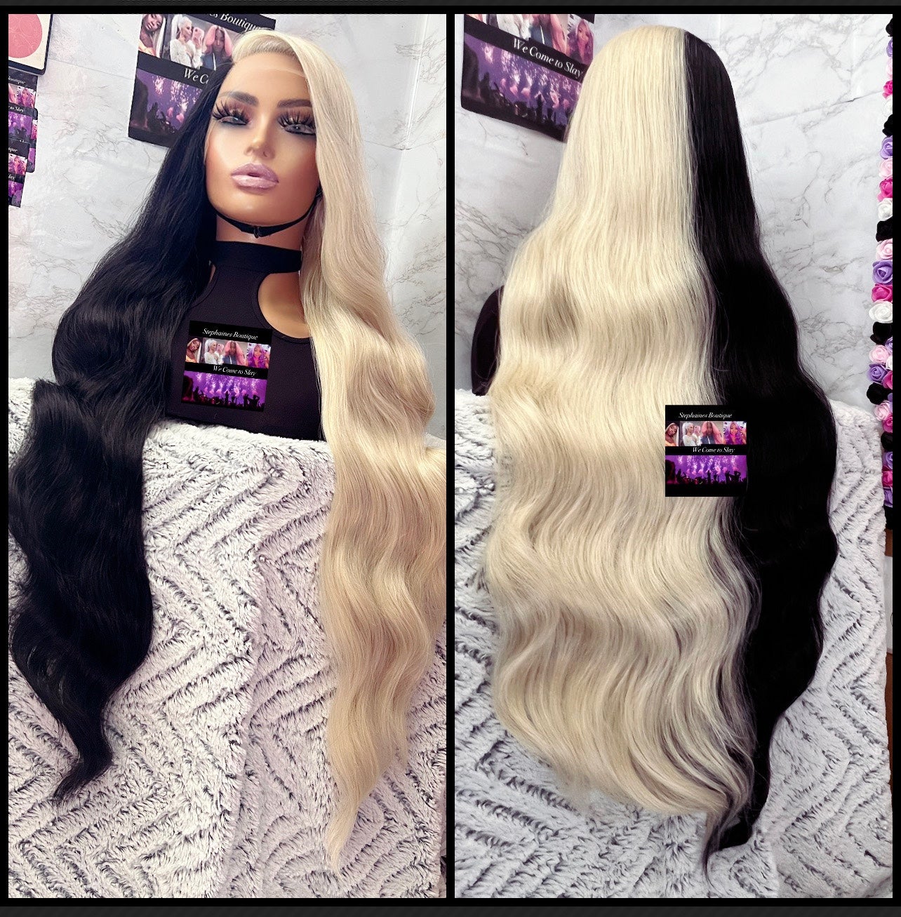 Human Hair Blended Lace Front wig