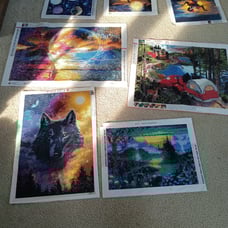 Diamond Painting needlepoint beads art 31 pieces