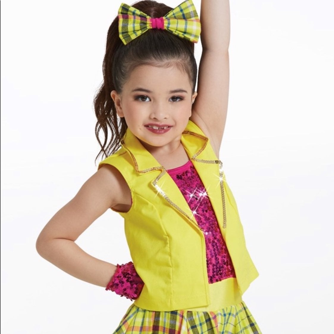 NWT Weissman Dress and Vest Dance Costume Child Large